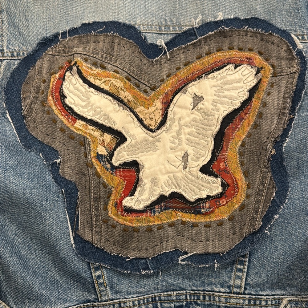 Hand crafted Jean jacket - Picture 2 of 5